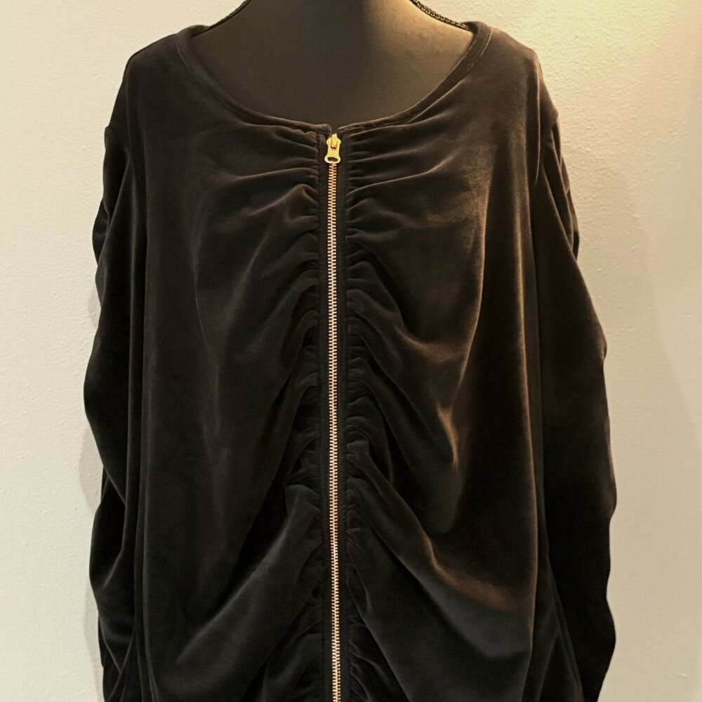 Black Velvet Blazer/Jacket - Corporate Goth